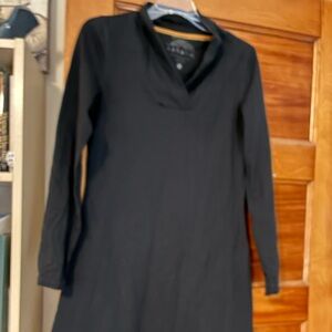 Sahalie Classic Black Long Sleeve Dress